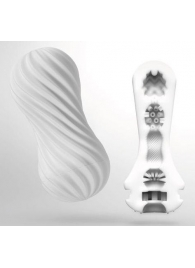 Мастурбатор FLEX Silky White с мягким рельефом - Tenga - в Новокуйбышевске купить с доставкой