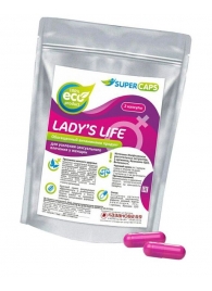 Возбуждающие капсулы Ladys Life - 2 капсулы (0,35 гр.) - SuperCaps - купить с доставкой в Новокуйбышевске