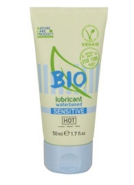 Органический лубрикант для чувствительной кожи Bio Sensitive - 50 мл. - HOT - купить с доставкой в Новокуйбышевске
