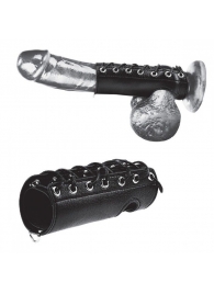 Сбруя на член на шнуровке 5  Cock Sheath - BlueLine - купить с доставкой в Новокуйбышевске