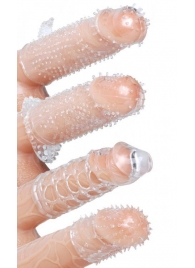 Набор из 4 насадок на член Pleasured Penis Enhancement Sleeve 4 Pack - XR Brands - в Новокуйбышевске купить с доставкой