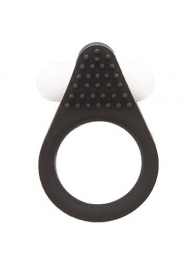 Чёрное эрекционное кольцо LIT-UP SILICONE STIMU RING 1 BLACK - Dream Toys - в Новокуйбышевске купить с доставкой