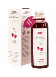 Эликсир Triple Pleasure  Горячая вишня  - 130 гр. - JULEJU - купить с доставкой в Новокуйбышевске