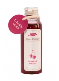 Эликсир Triple Pleasure  Горячая вишня  - 65 гр. - JULEJU - купить с доставкой в Новокуйбышевске