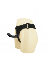 Страпон с изогнутой головкой Ultra Harness Curvy Dildo - 15,8 см. - Baile - купить с доставкой в Новокуйбышевске