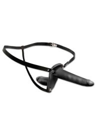 Женский страпон с вагинальной пробкой Double Penetrix Strap-on - 15 см. - Pipedream - купить с доставкой в Новокуйбышевске