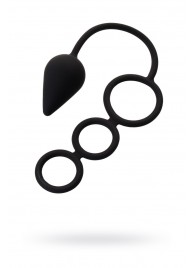 Тройное эрекционное кольцо с анальным хвостом Drop M-size - Erotist Adult Toys - в Новокуйбышевске купить с доставкой