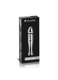Ребристый фаллоимитатор для электростимуляции Funky Fella Rill Dildo - 13 см. - MyStim - купить с доставкой в Новокуйбышевске