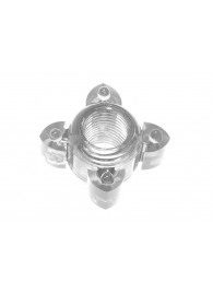 Прозрачное эрекционное кольцо Rings Screw - Lola Games - в Новокуйбышевске купить с доставкой