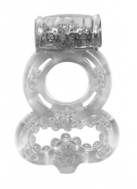 Прозрачное эрекционное кольцо Rings Treadle с подхватом - Lola Games - в Новокуйбышевске купить с доставкой