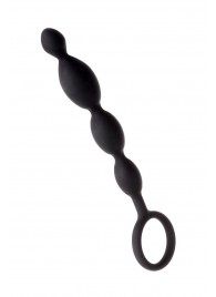 Анальная цепочка черного цвета A-toys - 19,5 см. - A-toys