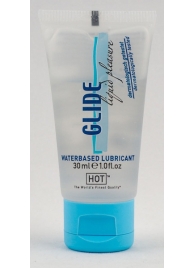 Интимная смазка на водной основе Glide - 30 мл. - HOT - купить с доставкой в Новокуйбышевске