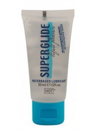 Гель-смазка на водной основе для чувствительной кожи Superglide - 30 мл. - HOT - купить с доставкой в Новокуйбышевске