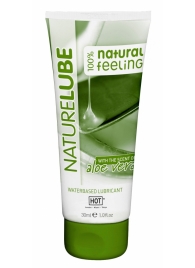 Смазка на водной основе с алоэ вера Nature Lube - 30 мл. - HOT - купить с доставкой в Новокуйбышевске