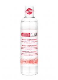 Лубрикант на водной основе с ароматом клубники SWEET STRAWBERRY - 300 мл. - Waterglide - купить с доставкой в Новокуйбышевске