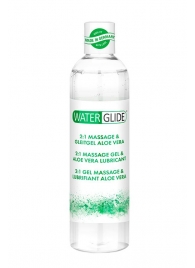 Гель-смазка 2-в-1 MASSAGE   LUBRICANT ALOE VERA - 300 мл. - Waterglide - купить с доставкой в Новокуйбышевске
