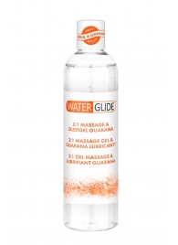 Гель-смазка 2-в-1 MASSAGE   LUBRICANT GUARANA - 300 мл. - Waterglide - купить с доставкой в Новокуйбышевске