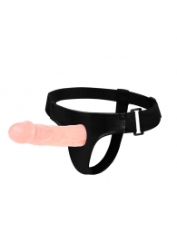 Телесный фаллоимитатор на трусиках Jessica Strap-On - 15,5 см. - Baile - купить с доставкой в Новокуйбышевске