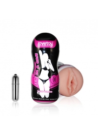 Мастурбатор-вагина Sex In A Can Vibra Vagina Tunnel - Lovetoy - в Новокуйбышевске купить с доставкой
