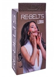 Кляп-трензель Lora с металлическими кольцами - Rebelts - купить с доставкой в Новокуйбышевске