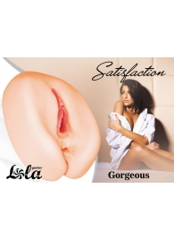 Мастурбатор с 2 тоннелями Satisfaction Gorgeous - Lola Games - в Новокуйбышевске купить с доставкой