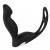 Черный вибромассажер простаты P-PLEASER W ERECTION ENHANCE - Dream Toys - в Новокуйбышевске купить с доставкой