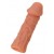 Телесная реалистичная насадка KOKOS Extreme Sleeve 05 с дополнительной стимуляцией - 12,7 см. - KOKOS - в Новокуйбышевске купить с доставкой