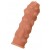 Телесная реалистичная насадка KOKOS Extreme Sleeve 11 с дополнительной стимуляцией - 12,7 см. - KOKOS - в Новокуйбышевске купить с доставкой
