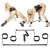 Комплект наручников и наножников с распорками Spread  em Bar and Cuff Set - Pipedream - купить с доставкой в Новокуйбышевске