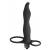 Черная вибронасадка для двойного проникновения Flirtini - 15,9 см. - Lola Games - купить с доставкой в Новокуйбышевске