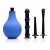 Анальный душ с 3 насадками Premium One-way Valve Anal Douche Set - XR Brands - купить с доставкой в Новокуйбышевске