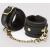 Черные наручники Bound to You Faux Leather Wrist Cuffs - Fifty Shades of Grey - купить с доставкой в Новокуйбышевске