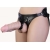 Гигантский фаллоимитатор на присоске в комплекте с трусиками - 26 см. - LOVETOY (А-Полимер) - купить с доставкой в Новокуйбышевске
