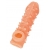 Телесная закрытая насадка с пупырышками Cock Sleeve Size L - 17,6 см. - KOKOS - в Новокуйбышевске купить с доставкой