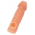 Телесная закрытая насадка с шершавой головкой Cock Sleeve Size M - 15,6 см. - KOKOS - в Новокуйбышевске купить с доставкой