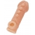 Телесная закрытая насадка с шишечками Cock Sleeve Size M - 15,6 см. - KOKOS - в Новокуйбышевске купить с доставкой