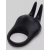 Черное эрекционное виброкольцо Sensation Rechargeable Vibrating Rabbit Love Ring - Fifty Shades of Grey - в Новокуйбышевске купить с доставкой