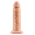 Телесный реалистичный фаллоимитатор с полостью Silicone Hollow Extension - 20 см. - Pipedream - купить с доставкой в Новокуйбышевске