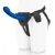 Синяя насадка Remote Control P-Spot G-Spot с черными трусиками - 20 см. - Pegasus - купить с доставкой в Новокуйбышевске