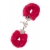 Металлические наручники с красной меховой опушкой METAL HANDCUFF WITH PLUSH RED - Dream Toys - купить с доставкой в Новокуйбышевске