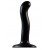 Черный фаллоимитатор-насадка Strap-On-Me P G spot Dildo size S - 16,4 см. - Strap-on-me - купить с доставкой в Новокуйбышевске