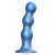 Голубая насадка Strap-On-Me Dildo Plug Balls size L - Strap-on-me - купить с доставкой в Новокуйбышевске