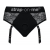 Черные трусики для насадок Diva Lingerie Harness - size S - Strap-on-me - купить с доставкой в Новокуйбышевске