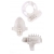Набор из 3 прозрачных эрекционных колец с вибрацией Teasers Ring Kit - Chisa - в Новокуйбышевске купить с доставкой
