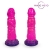 Розовый рельефный фантазийный фаллоимитатор - 20 см. - Bior toys - купить с доставкой в Новокуйбышевске