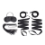 Эротический набор 4PC Bondage Bed Strap   Flogger Kit - Lux Fetish - купить с доставкой в Новокуйбышевске