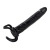 Чёрная насадка-фаллос для двойного проникновения INFLATABLE DILDO SLIM DONG  - 13,5 см. - Toyz4lovers - в Новокуйбышевске купить с доставкой