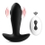 Черный массажер простаты с вибрацией, эффектом маятника и пультом ДУ - Secwell - в Новокуйбышевске купить с доставкой