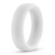 Белое люминесцентное эрекционное кольцо Silicone Glo Cock Ring - Blush Novelties - в Новокуйбышевске купить с доставкой