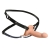 Телесный полый страпон 2  Erection 28X Smooth Vibrating Silicone Penis Sheath - 16 см. - XR Brands - купить с доставкой в Новокуйбышевске